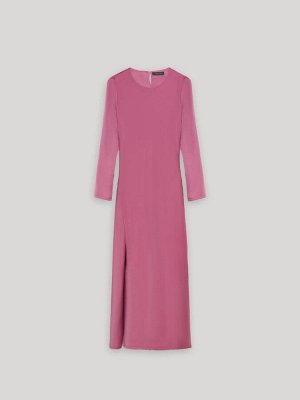 Платье приталенного кроя  цвет: Розовый PL1321/inkos