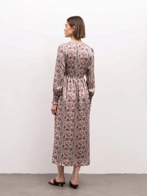 Платье с цветочным принтом  цвет: Мультиколор PL1365/yoongi