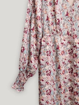 EMKA Платье с цветочным принтом