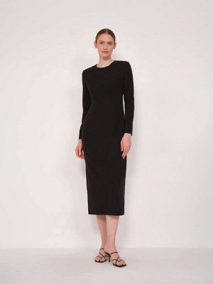Платье однотонное  цвет: Черный PL1426/dukana