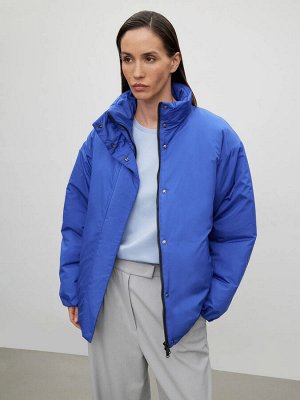 Куртка с воротником стойка  цвет: Синий N059/ultramarin
