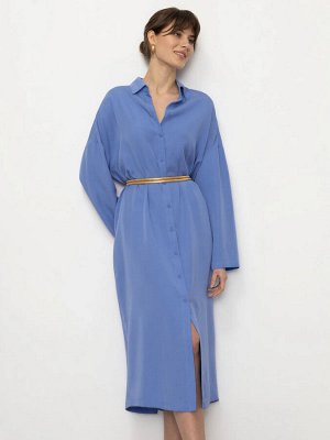 Платье рубашечного кроя  цвет: Голубой PL1254/odis
