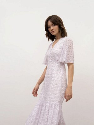 EMKA Платье в горох  цвет: Белый PL1129/lola