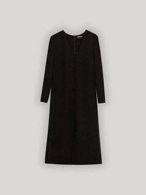 Платье прямого кроя  цвет: Черный PL1440/decant