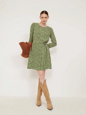 Платье приталенного кроя  цвет: Зеленый PL1430/semang