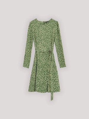 Платье приталенного кроя  цвет: Зеленый PL1430/semang