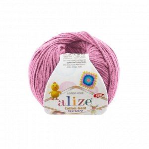 Пряжа Alize Cotton Gold Hobby new №98 Розовый