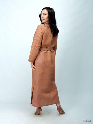 Льняное платье с вышивкой мод. 174-17