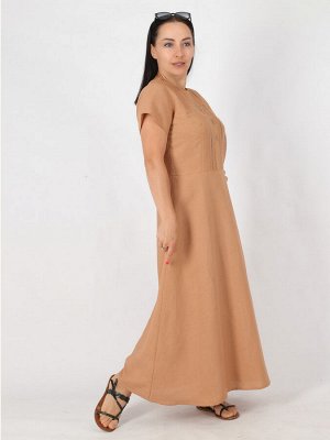 Льняное платье с вышивкой | 20-23