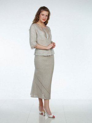 Ришелье / Юбка по косой | длинная юбка из льна |185 | Юбки из льна ...