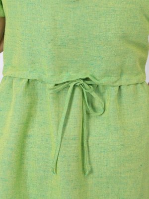 Льняное платье c вышивкой | одежда из льна фабрики Ришелье
