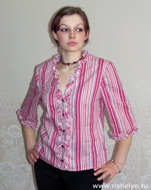 Блуза из вискозы мод.354