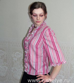 Блуза из вискозы мод.354