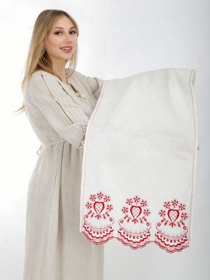 Рушник для каравая | свадебное полотенце  лен вышивка | 219