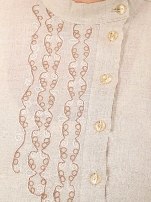 Косоворотка - мужская рубаха из льна модель 39-8