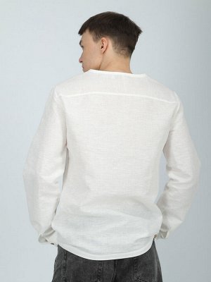 Льняная рубашка | белый 28-23