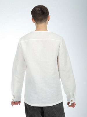 Льняная рубашка | белый 28-23