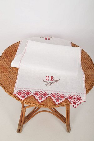 Пасхальное полотенце | рушник пасхальный верба | пасхальный рушник из льна с вышивкой