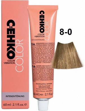 Сенко Тонирующая крем краска для волос 8/0 Светлый блондин 60 мл C:EHKO Color Vibration