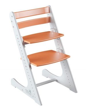Растущий стул Комфорт Конёк Горбунёк™ Бело-оранжевый