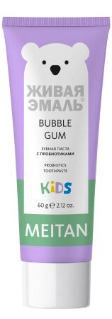 Зубная паста с пробиотиками BUBBLE GUM