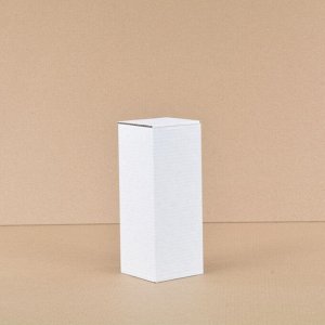 Коробка (10 шт) картонная 65*65*170мм, самосборная, белая