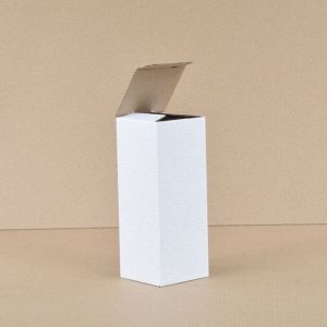 Коробка (10 шт) картонная 65*65*170мм, самосборная, белая
