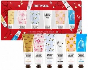 Набор кремов для рук парфюмированных PrettySkin Perfumed Set Special Natural Hand Cream, 30мл*6шт