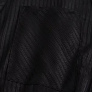 Женское платье-миди с длинными рукавами и V-образным вырезом, черный