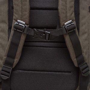 Рюкзак молодежный GRIZZLY с отделением для ноутбука 15", креплением для чемодана и потайным карманом, мужской