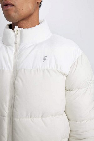 Водоотталкивающая куртка-пуховик оверсайз DeFactoFit