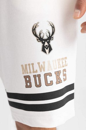 DeFactoFit Лицензированные шорты оверсайз NBA Milwaukee Bucks