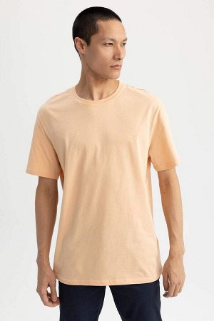 Новая футболка стандартного кроя с круглым вырезом и короткими рукавами из 100% хлопка