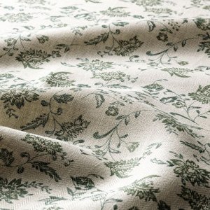 VITNOPPA, Кухонное полотенце, цветочный узор/зеленый, 45х60 см