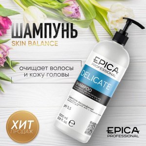 Epica Бессульфатный Шампунь для волос Epica Professional Delicate 1000 мл Эпика