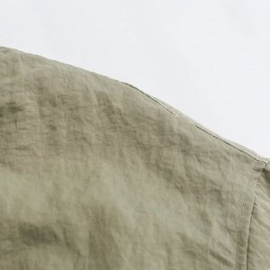 Женская куртка-бомбер свободного кроя, оливковый