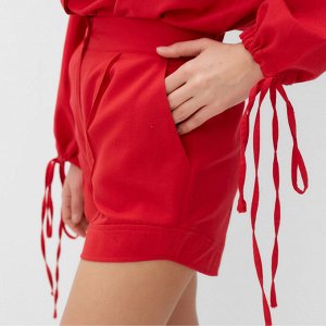 Комплект женский (блузка, шорты) MINAKU: Casual Collection цвет красный