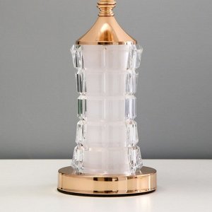 Настольная лампа с подсветкой «Фейри» Е27 40 Вт золото 25x25x41 см