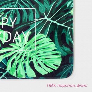 Коврик для ванной Доляна Happy Everyday, 40*60 см