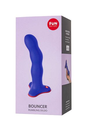 Фаллоимитатор Fun Factory STUBS BOUNCER, силикон, фиолетовый, 18,5см