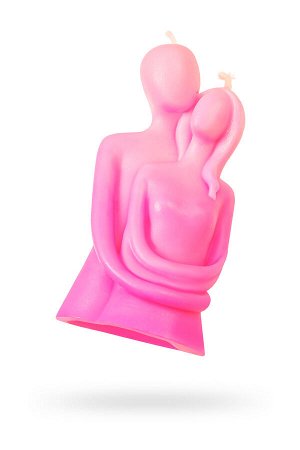 Свеча интерьерная Штучки-Дрючки "Пара", розовый, 95г