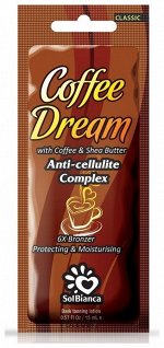 Крем для загара в солярии “Coffee Dream” с маслом кофе, маслом Ши и бронзаторами, 15 мл