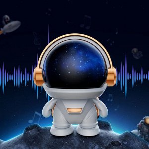 Беспроводная портативная колонка-радио Space Robot Космонавт Bluetooth с эквалайзером