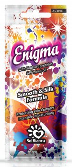 Крем для загара в солярии “Enigma” с протеинами йогурта и маслом грецкого ореха, 15 мл