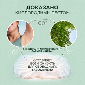 Гарньер Дезодорант антиперспирант женский роликовый для тела Garnier Mineral Активный контроль 48 часов 50 мл