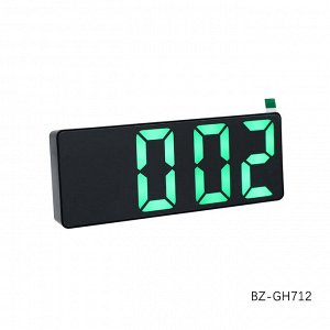 Часы электронные настольные 16cm*5.5cm (зеленый)