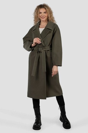 01-11895 Пальто женское демисезонное (пояс)