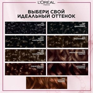 LOREAL Лореаль, Стойкая крем-краска для волос &quot;Excellence&quot;, оттенок 4.02, Пленительный каштан