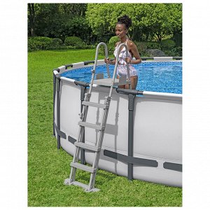 Бассейн каркасный Bestway Steel Pro Max, 610?132 см, фильтр-насос, лестница, тент, 561FМ