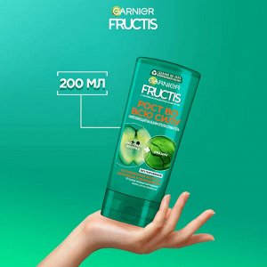 Гарньер, Fructis Бальзам для волос "Фруктис, Рост во всю Силу", укрепляющий, для ослабленных волос, склонных к выпадению, 200 мл, Garnier EXPS